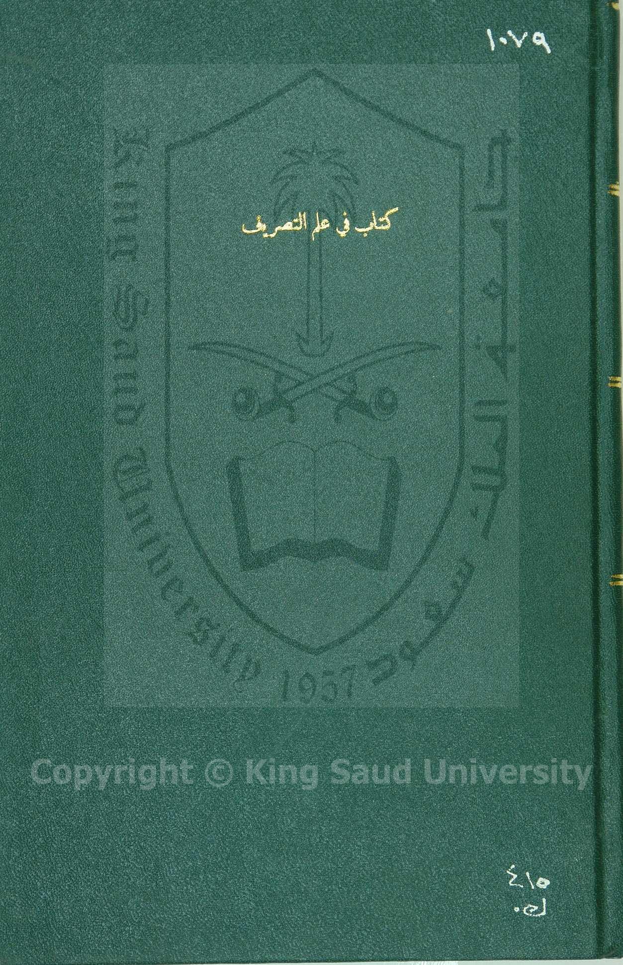 شرح بناء الأفعال للدنقزى