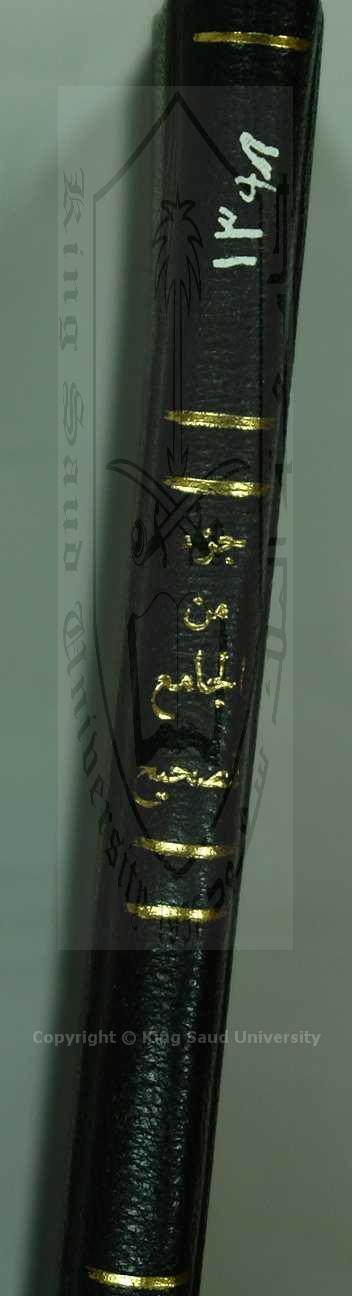 صحيح البخاري ، ( جزء منه ) 