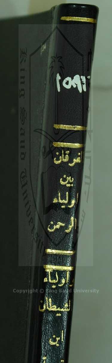 الفرقاء بين اولياء الرحمن واولياء الشيطان 