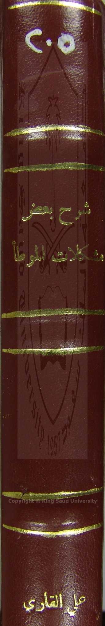 شرح بعض مشكلات الموطأ