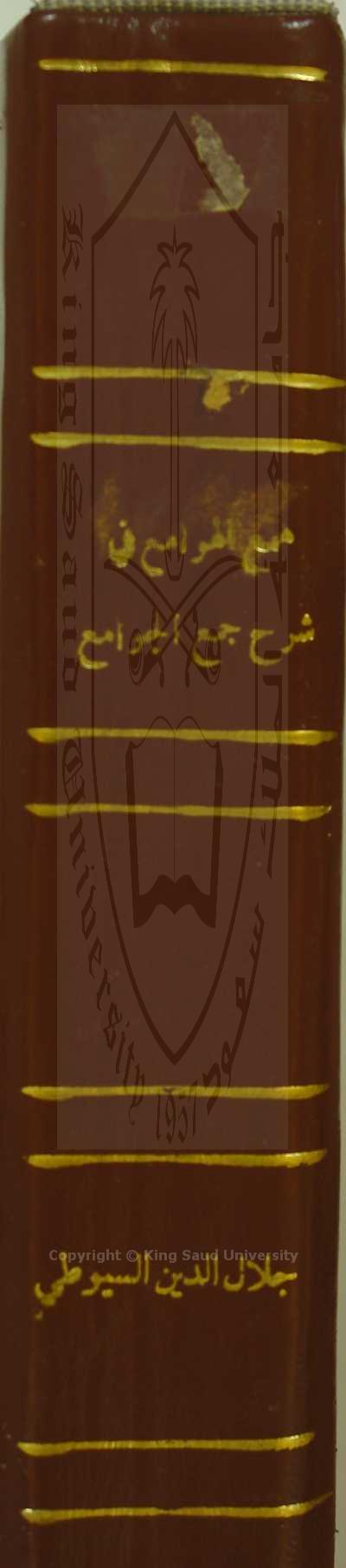 هجع الجوامع في شرح جمع الجوامع 