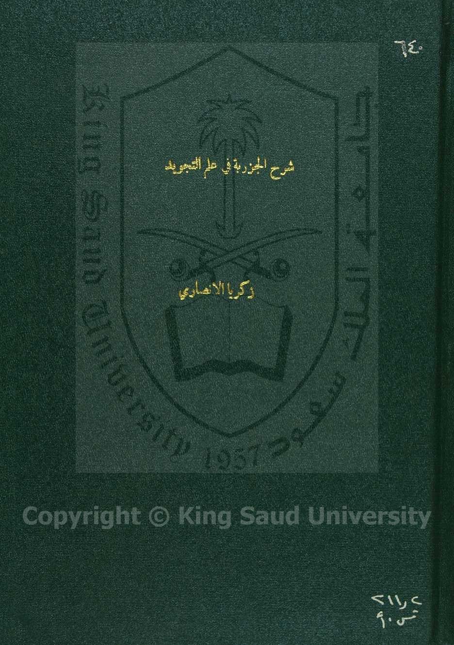 الدقائق المحكمة في شرح المقدمة الجزرية