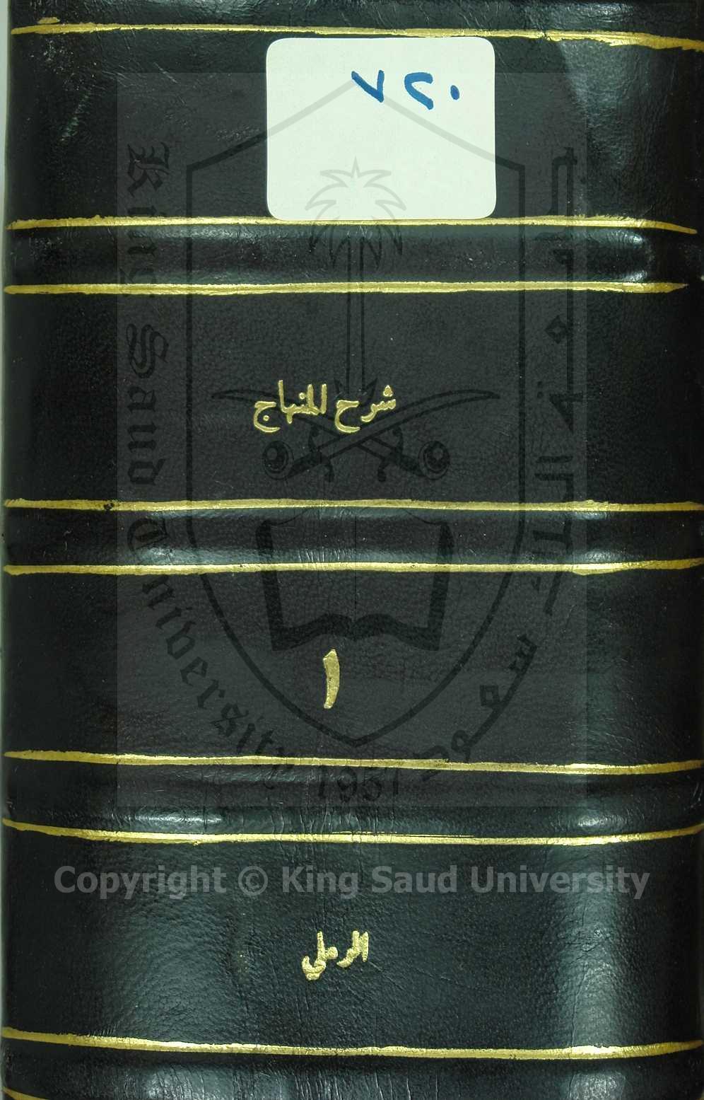 نهاية المحتاج إلى شرح المنهاج